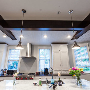 Rustic, Cottage Kitchen and Basement in La Grange