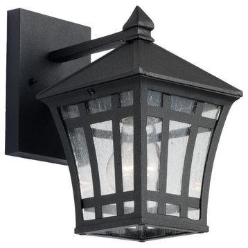 Herrington One Light Outdoor Wall Lantern - Black