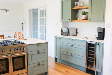 This is an example of a modern kitchen in Other.