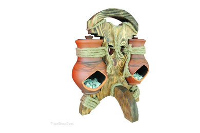 Настольный светильник с глиняными горшками Тарьсма Горшок-2