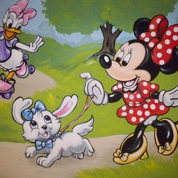 Mickey Playroom Mural, Murals By Marg - Products