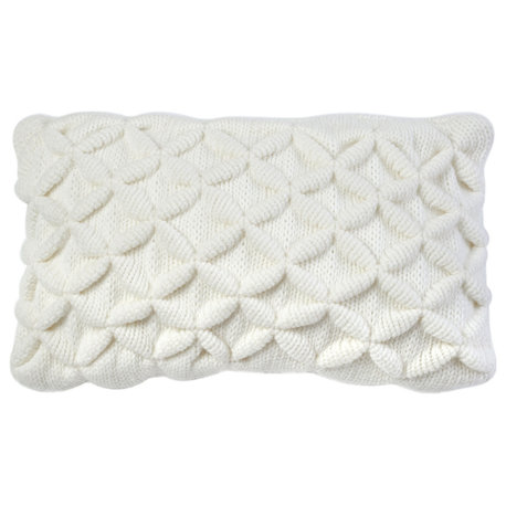 Safavieh 3D-Diamond Pillow, 12"x20"
