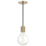 Mitzi by Hudson Valley Lighting - Ava Pendant, Finish: Aged Brass - We get it. Everyone deserves to enjoy the benefits of good design in their home - and now everyone can. Meet Mitzi. Inspired by the founder of Hudson Valley Lighting's grandmother, a painter and master antique-finder, Mitzi mixes classic with contemporary, sacrificing no quality along the way. Designed with thoughtful simplicity, each fixture embodies form and function in perfect harmony. Less clutter and more creativity, Mitzi is attainable high design.