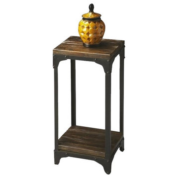 Butler Specialty Mountain Lodge Pedestal Stand in Burnt Umber