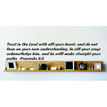 Trust In The Lord Do Not Lean On Your Own Understanding Decal, 22x22