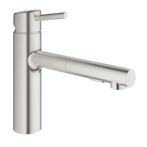 Grohe Parkfield Brass Single Handle Kitchen Faucet Supersteel