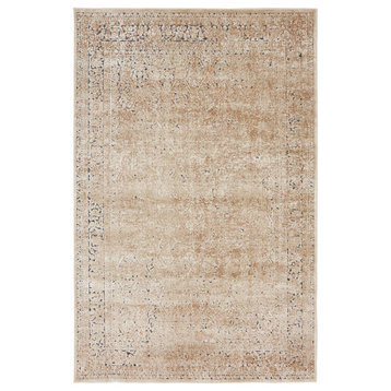 Unique Loom Beige Chateau Jefferson 4' 0 x 6' 0 Area Rug