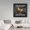 Jean Plout 'Welcome Rooster 1' Canvas Art