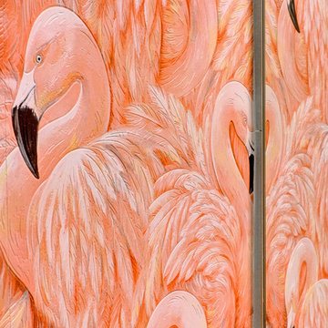 FiDi Flamingo Powder Room Project