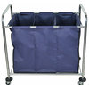 Laundry Cart & Heavy Duty Canvas Bag & Laundry Cart & Canvas Bag and Dividers