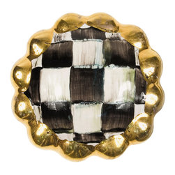 Courtly Check Round Knob | MacKenzie-Childs - Cabinet And Drawer Knobs