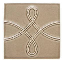 Tuileries Rivoli Decorative Field in Fedora - Tile