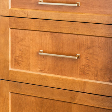 Beckham Flat Drawer in Chicory-Stained Alder