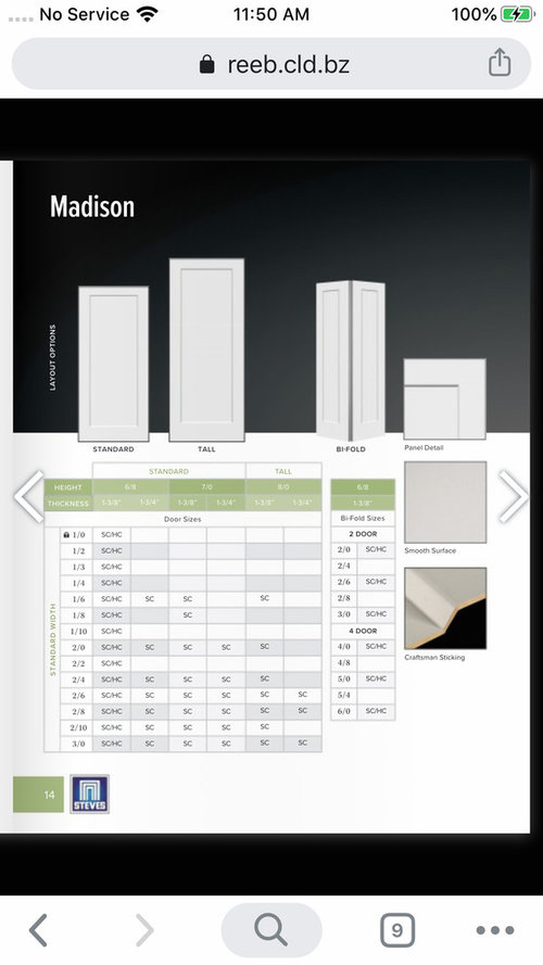 Which interior door style to go with for a modern farmhouse?