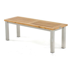 Vogue 4FT Backless Bench - 23940 - Outdoor Benches