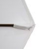 9' Bronze Collar Tilt Lift Fiberglass Rib Aluminum Umbrella, Sunbrella, Black