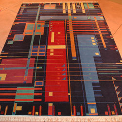 Custom hand knotted rug designs - Rugs