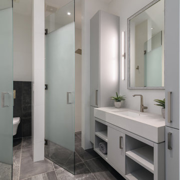 Modern Delray Beach Full Home Cabinetry - Kitchen, Bath & Laundry Room, and Bar