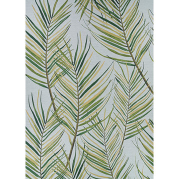 Couristan Dolce Bamboo Forest Indoor/Outdoor Area Rug, Frost, 5'3"x7'6"