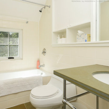 New Window in Delightful Bathroom - Renewal by Andersen Long Island & Shelter Is