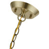 Devone 5 Light Antique Brass Chandelier