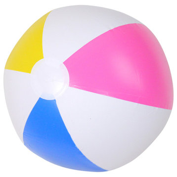 16" Inflatable 6-Panel Beach Ball Swimming Pool Toy