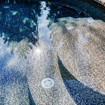 A Pool with a Countryside View
