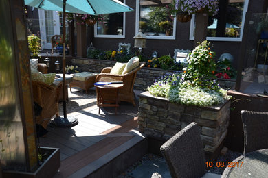 Evergreen Outdoor Kitchen & Deck living space