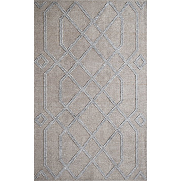 Cable Indoor/Outdoor Rug, Driftwood, 5x8