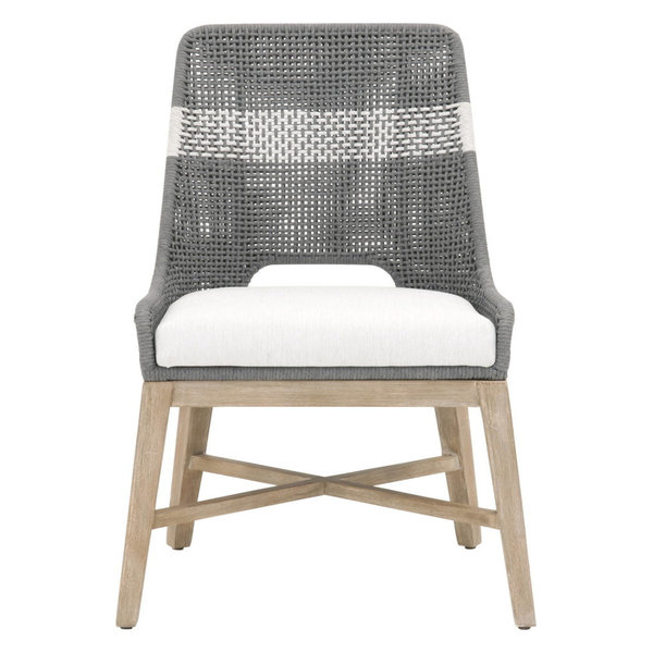 Tapestry Dining Chair, Dove Flat Rope, Set of 2