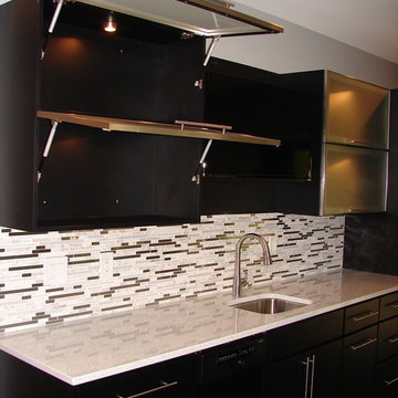 Classy Modern Basement Bar