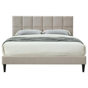 Evelyn Upholstered King Bed In A Box