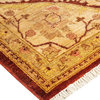Eclectic, One-of-a-Kind Hand-Knotted Area Rug Orange, 12'1"x18'2"