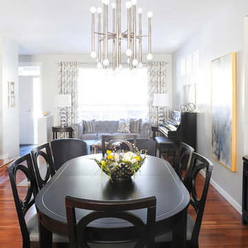 Glamorous Living and Dining Room