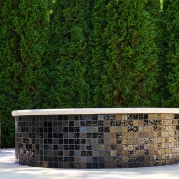 Lightstreams Glass Spa Tile | Obsidian Black