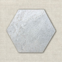 HEXA - Ivory | 6&rdquo; x 6&rdquo; | Marble Tile - Wall And Floor Tile