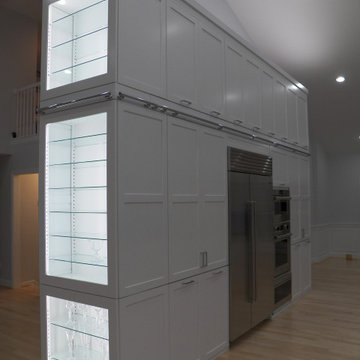 Monolithic Montgomery Custom Kitchen with Library Ladder
