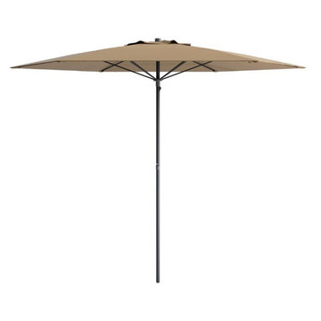 Atlin Designs UV and Wind Resistant 7.5' Beach or Patio Umbrella in Brown