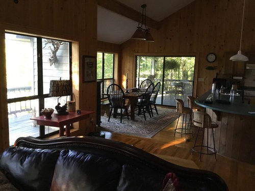 White Wash Or Paint Knotty Pine In A 1990 Lake House