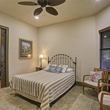 Transitional Mediterranean Style Custom Home on Acreage in Richmond, Texas