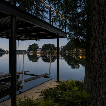 Lake McQueeney Boathouse Waterfront Structure - McQueeney, Texas