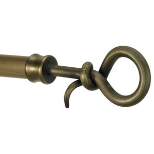 Plain Curtain Rod Transitional Curtain Rods By Village