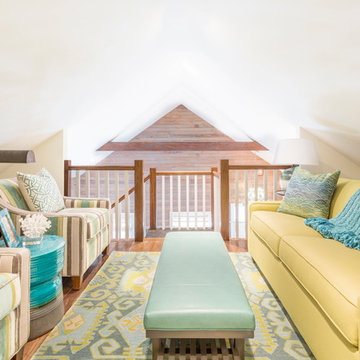 Beach Style Family Room