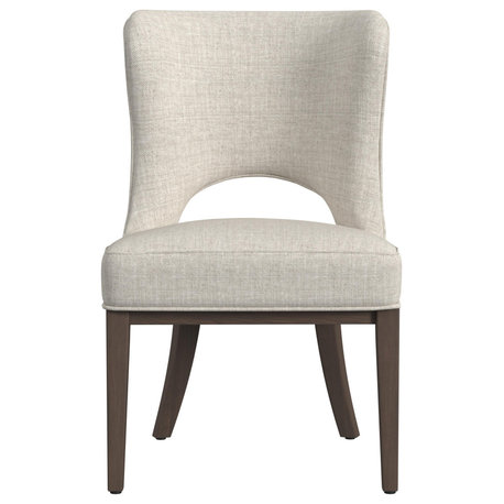 Trevino Dining Chair - Set of 2 - Clarkson's Sand/Chestnut Brown