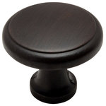 Cosmas - Cabinet Knob, 1-1/8" Diameter, Oil Rubbed Bronze, Set of 10 - Price is for 10 knobs