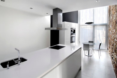 Inspiration for a contemporary kitchen remodel in Other