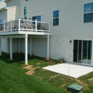 Seven Valleys, PA - New Deck and Cement Patio