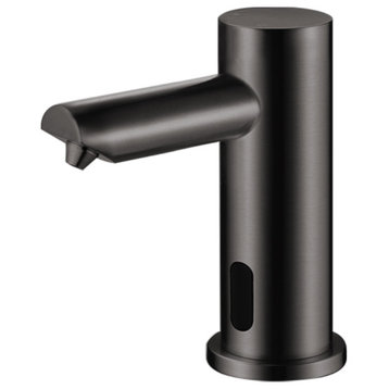 Marsala Minimalist Modern Matte Black Sensor Soap Dispenser