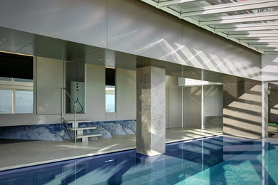 Ispirazione per una piscina contemporanea