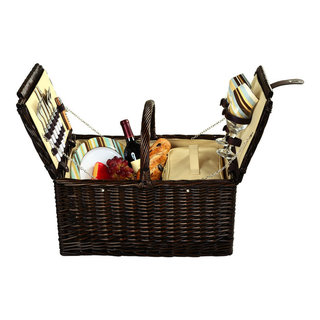 Surrey Picnic Basket For Two - Traditional - Picnic Baskets - by